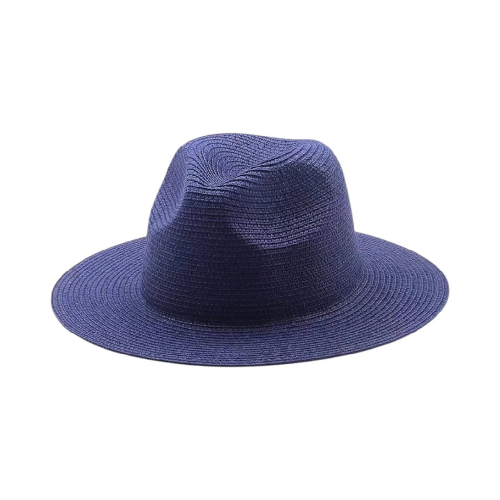 Le Comptoir du Chapeau Bleu Marine / 56-58cm Chapeau Panama Paille Naturelle