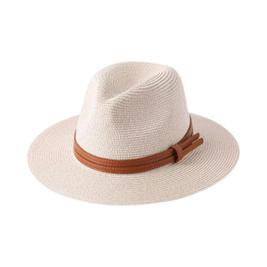Le Comptoir du Chapeau Beige / 56-58cm Chapeau Panama Paille Naturelle