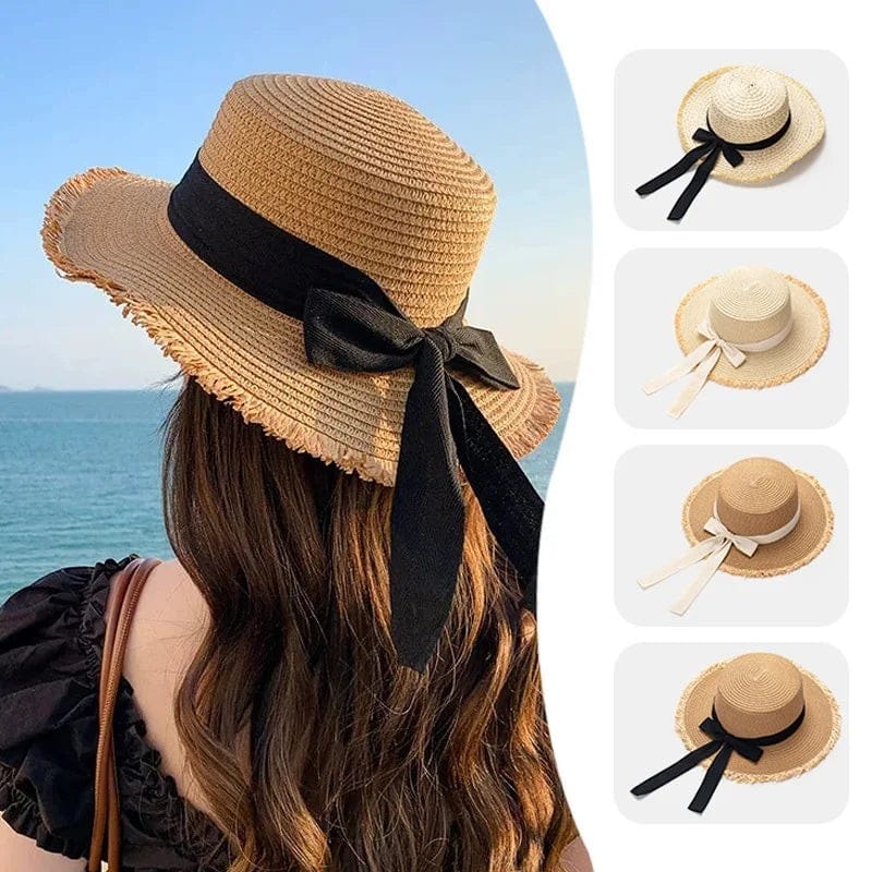 Le Comptoir du Chapeau Chapeau Panama Paille Nœud Coréen
