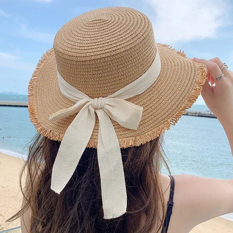 Le Comptoir du Chapeau Chapeau Panama Paille Nœud Coréen