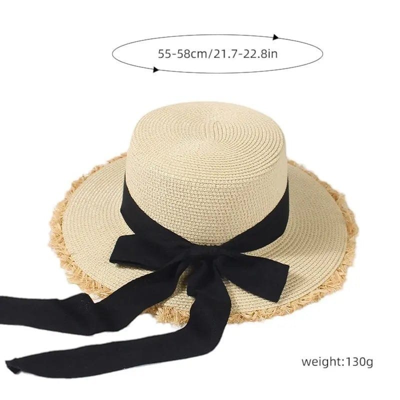 Le Comptoir du Chapeau Chapeau Panama Paille Nœud Coréen