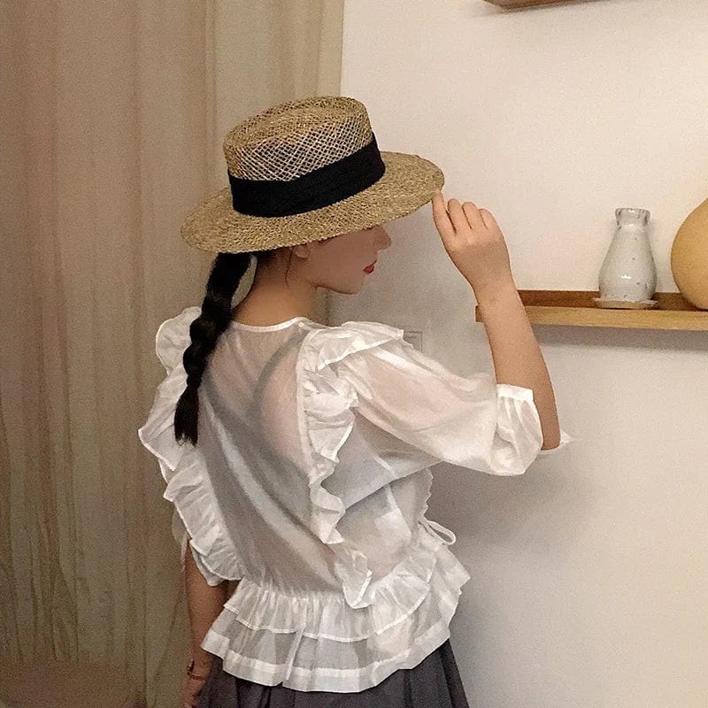 Le Comptoir du Chapeau Chapeau Panama Paille Plate