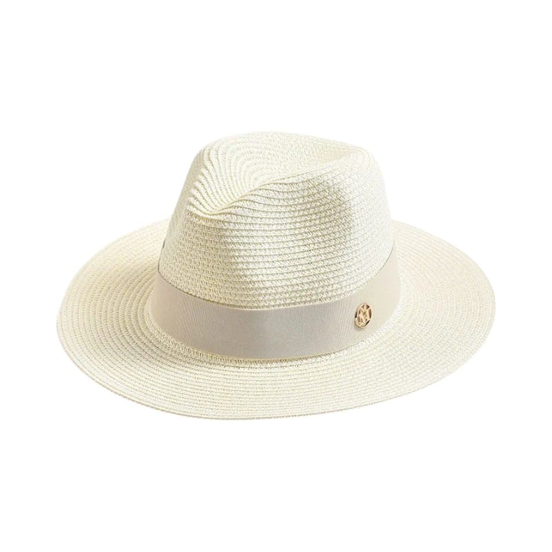 Le Comptoir du Chapeau Crème Chapeau Panama Paille Ruban Chic