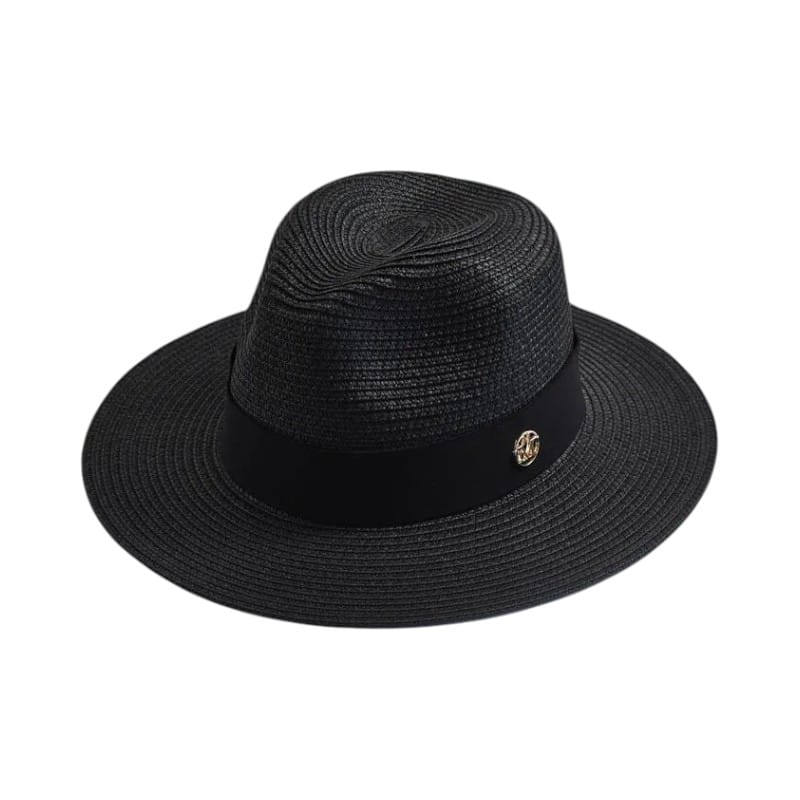 Le Comptoir du Chapeau Noir 2 Chapeau Panama Paille Ruban Chic