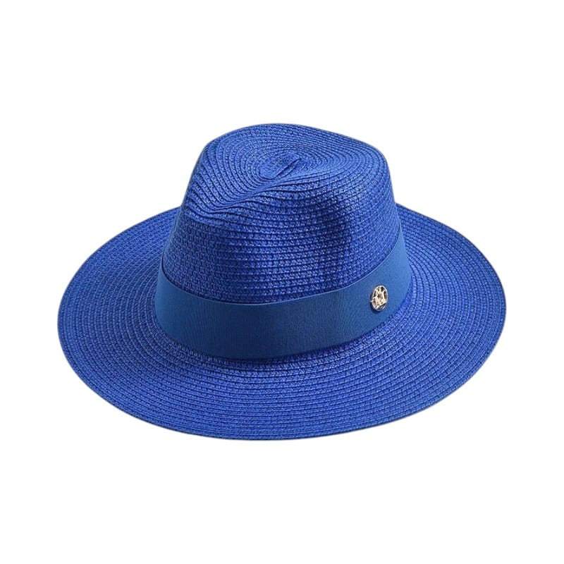 Le Comptoir du Chapeau Bleu Chapeau Panama Paille Ruban Chic
