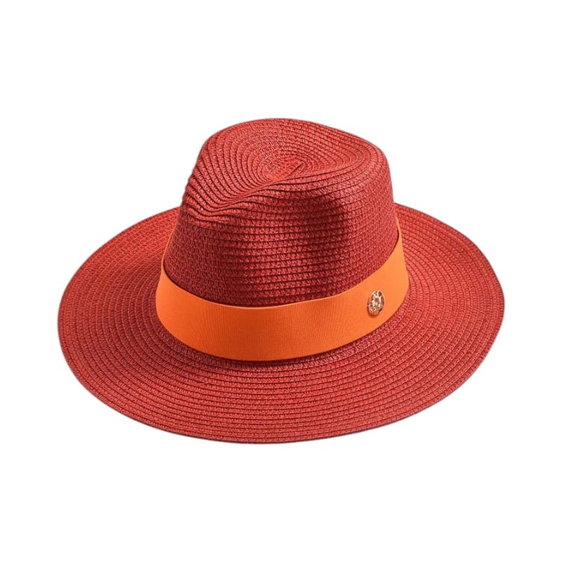 Le Comptoir du Chapeau Rouge Chapeau Panama Paille Ruban Chic