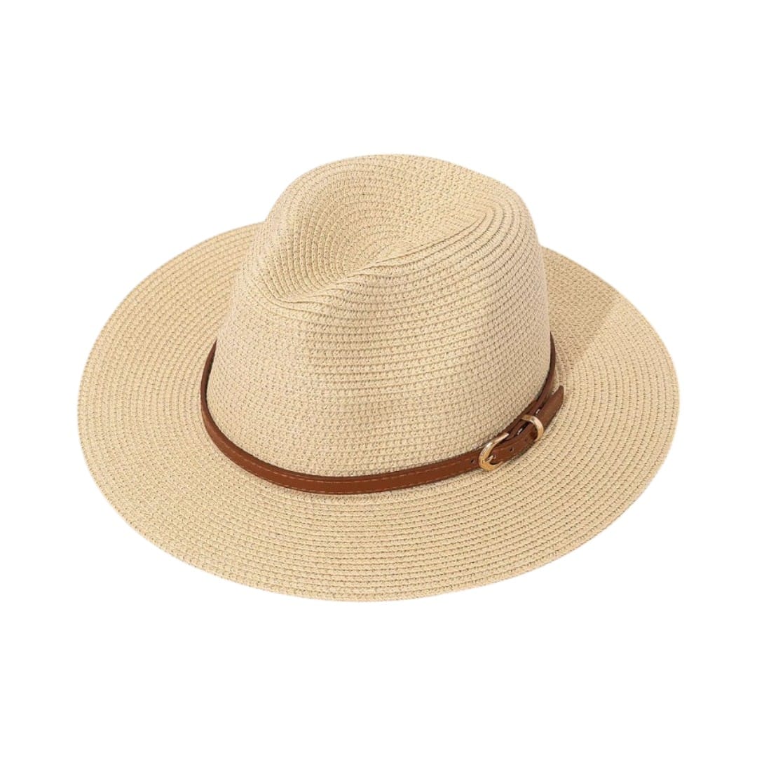 Le Comptoir du Chapeau Beige Chapeau Panama Paille Tressée