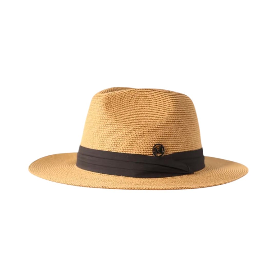 Le Comptoir du Chapeau Marron Clair / M 55-57cm Chapeau Panama XL Paille