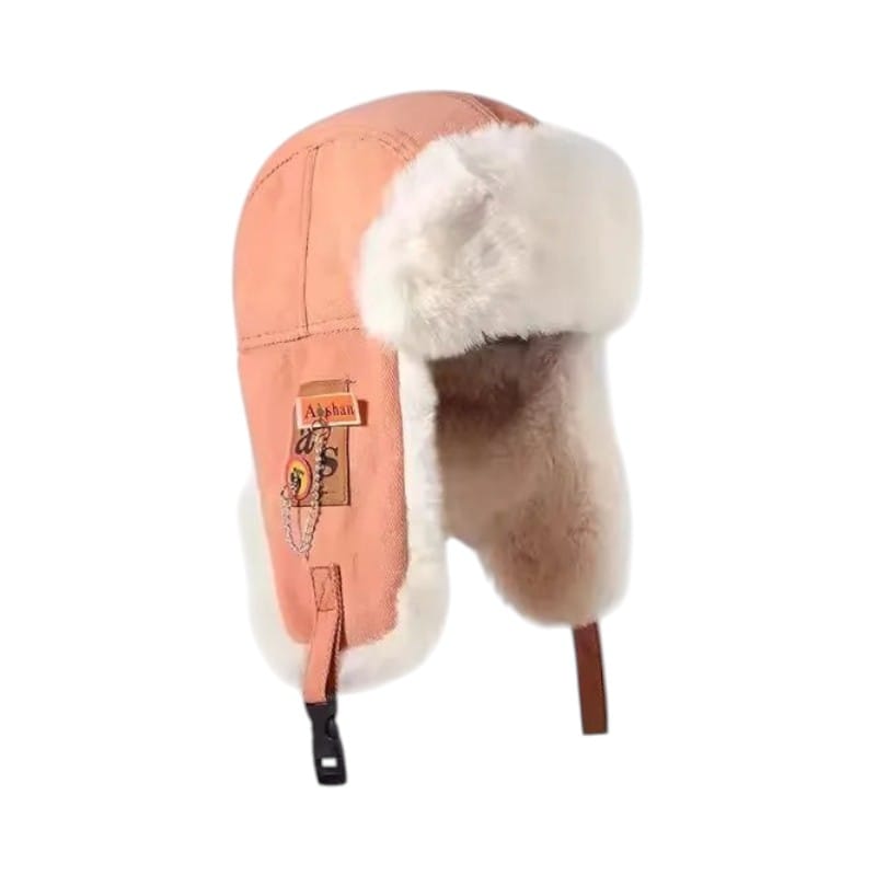 Le Comptoir du Chapeau Orange / 55-60 cm Chapeau Pilote Fourrure Hiver