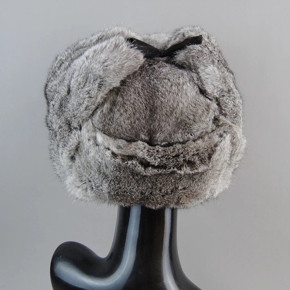 Le Comptoir du Chapeau Chapeau Russe Fourrure Lapin Naturelle