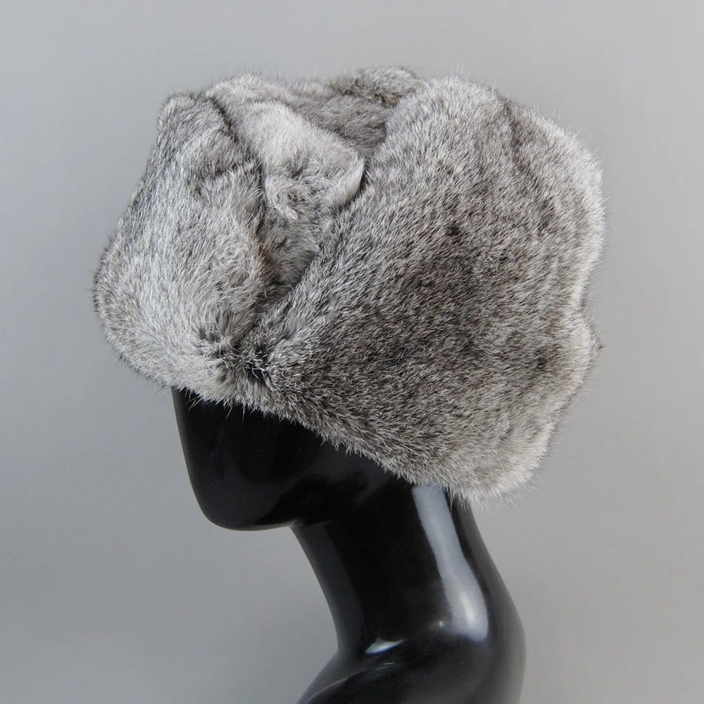 Le Comptoir du Chapeau Chapeau Russe Fourrure Lapin Naturelle