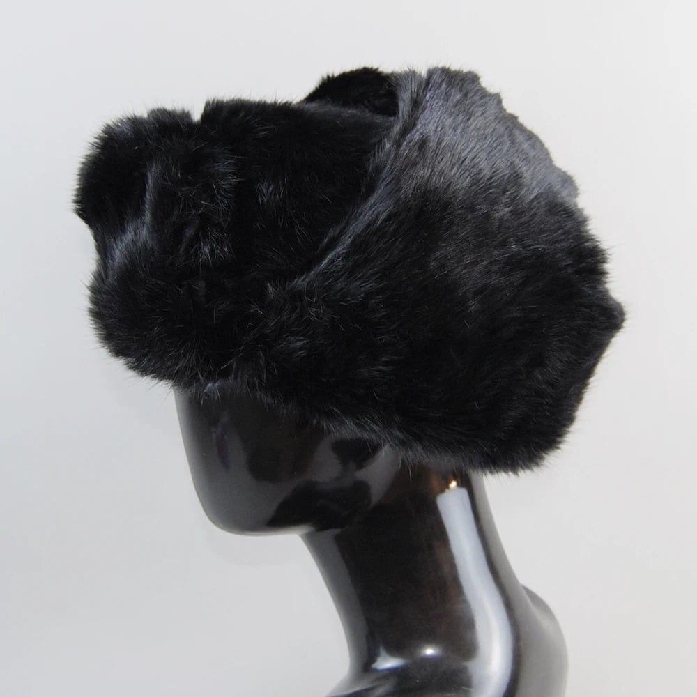 Le Comptoir du Chapeau Chapeau Russe Fourrure Lapin Naturelle
