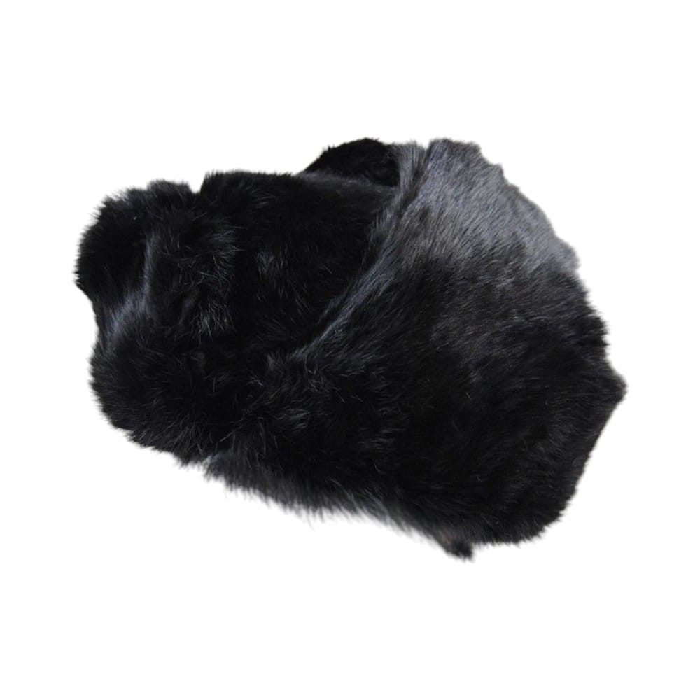 Le Comptoir du Chapeau Noir / 55-56 cm Chapeau Russe Fourrure Lapin Naturelle