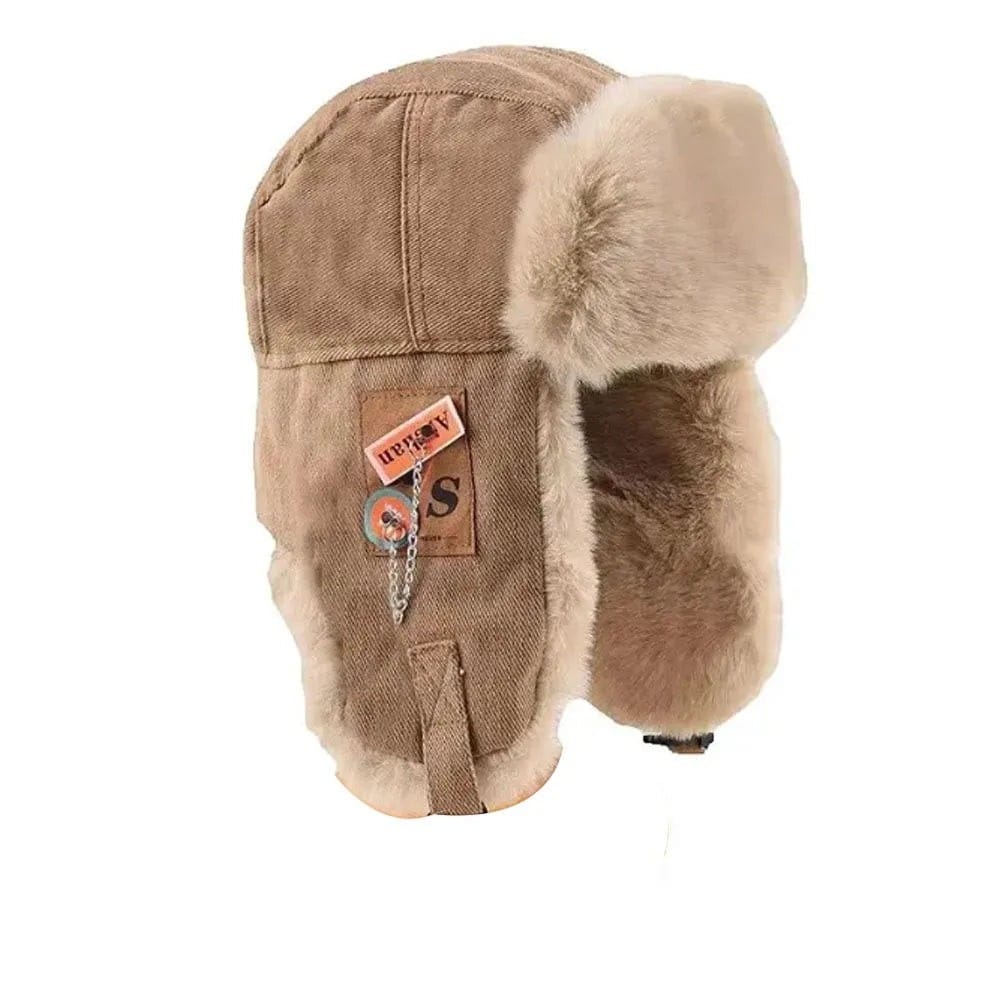 Le Comptoir du Chapeau Chapka Russe Fourrure Oreillettes Ski Hiver