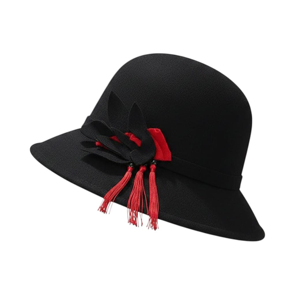 Le Comptoir du Chapeau Fedora Bowknot Feutre Femme Vintage