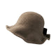 Le Comptoir du Chapeau Marron Fedora Femme Bowler Nœud Laine Cérémonie