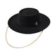 Le Comptoir du Chapeau Noir / Taille unique Fedora Femme Lettre Métallique Fashion