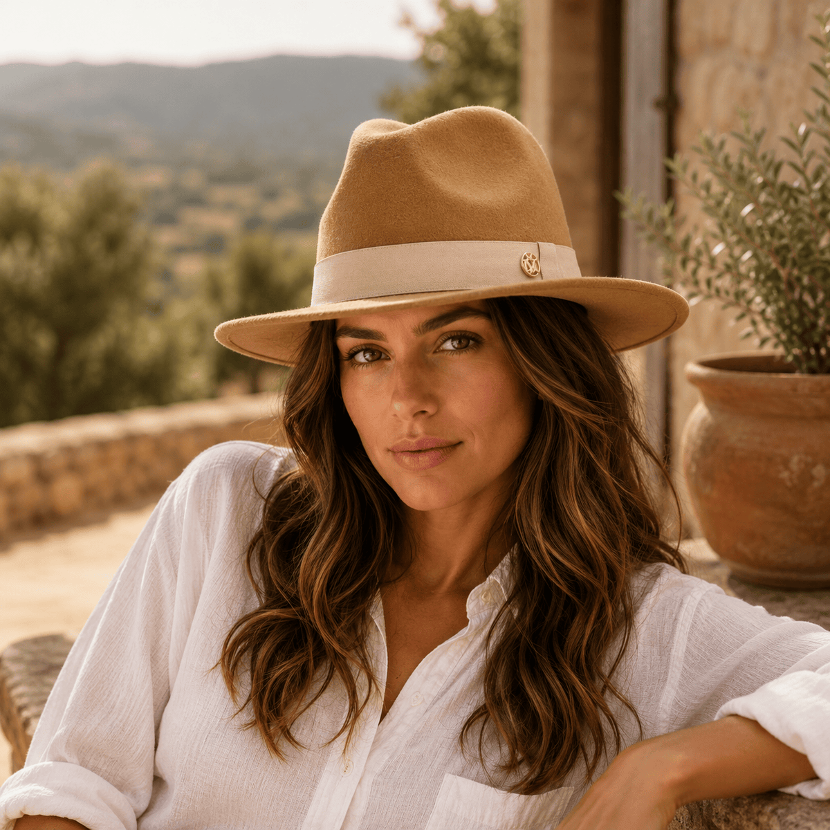 Le Comptoir du Chapeau Fedora Feutre Femme Élégant Cérémonie