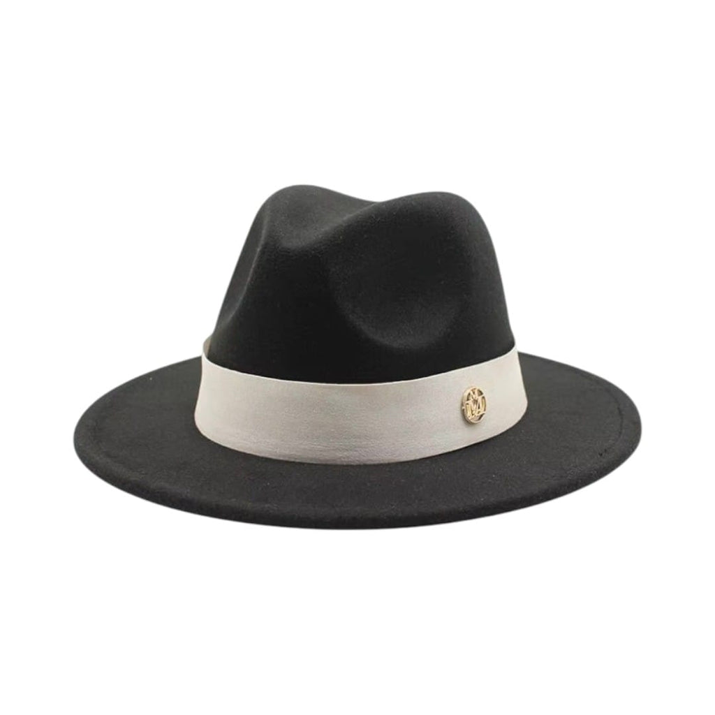 Le Comptoir du Chapeau Noir / 56-58CM Fedora Feutre Femme Élégant Cérémonie