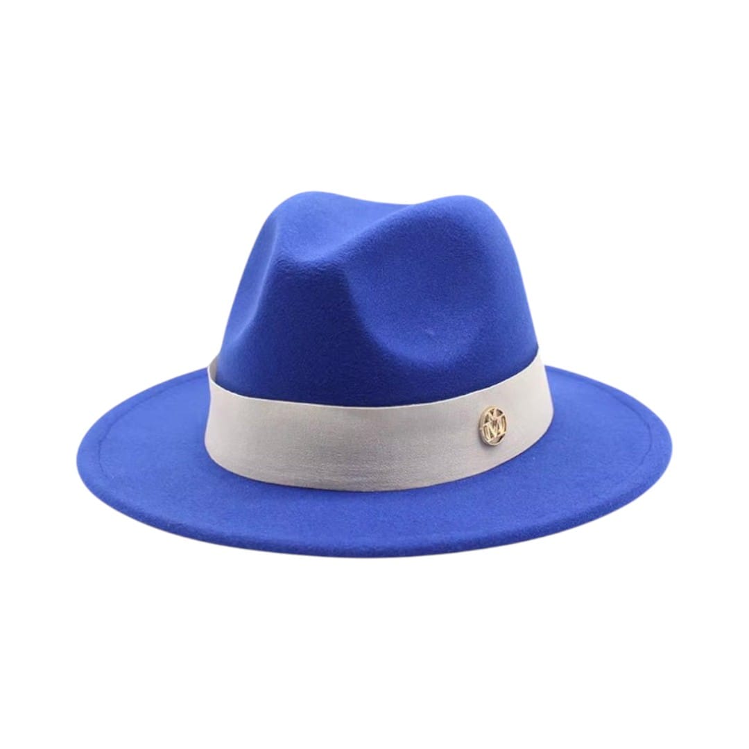 Le Comptoir du Chapeau Bleu / 56-58CM Fedora Feutre Femme Élégant Cérémonie