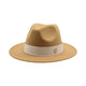 Le Comptoir du Chapeau Marron Clair / 56-58CM Fedora Feutre Femme Élégant Cérémonie