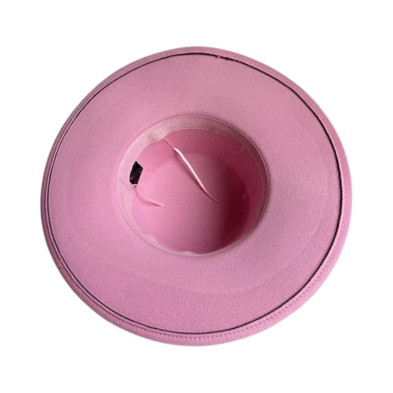Le Comptoir du Chapeau Fedora Feutre Femme Large Bord 10cm