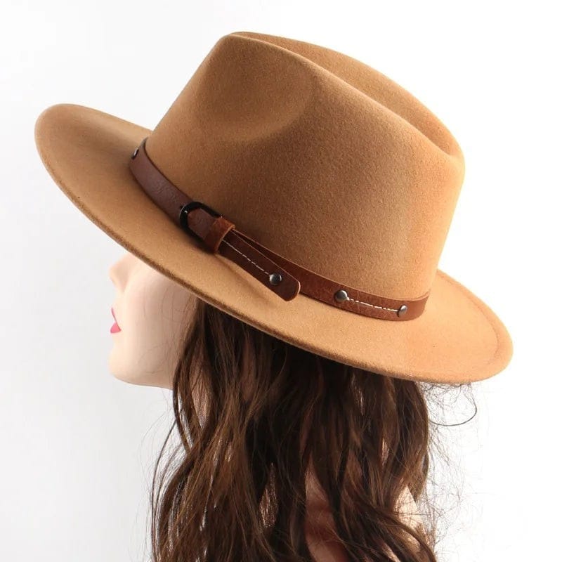 Le Comptoir du Chapeau Fedora Feutre Laine Large Bord