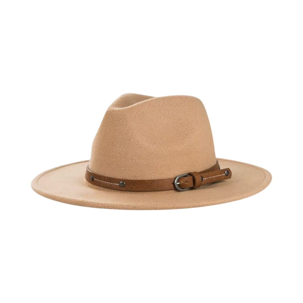 Le Comptoir du Chapeau Marron Fedora Feutre Laine Large Bord