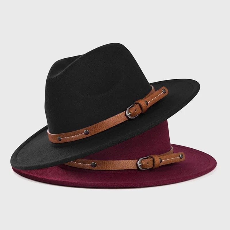 Le Comptoir du Chapeau Fedora Feutre Laine Large Bord