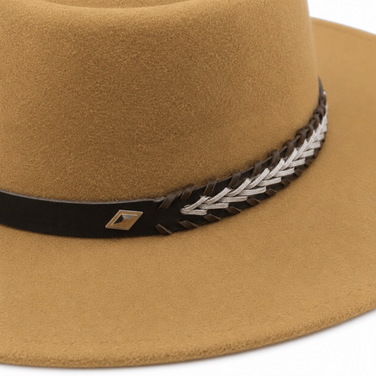 Le Comptoir du Chapeau Fedora Feutre Large Bord Style Britannique Femme