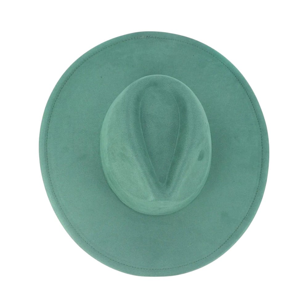 Le Comptoir du Chapeau Fedora Jazz Bord Large 9.5cm Suède Luxe