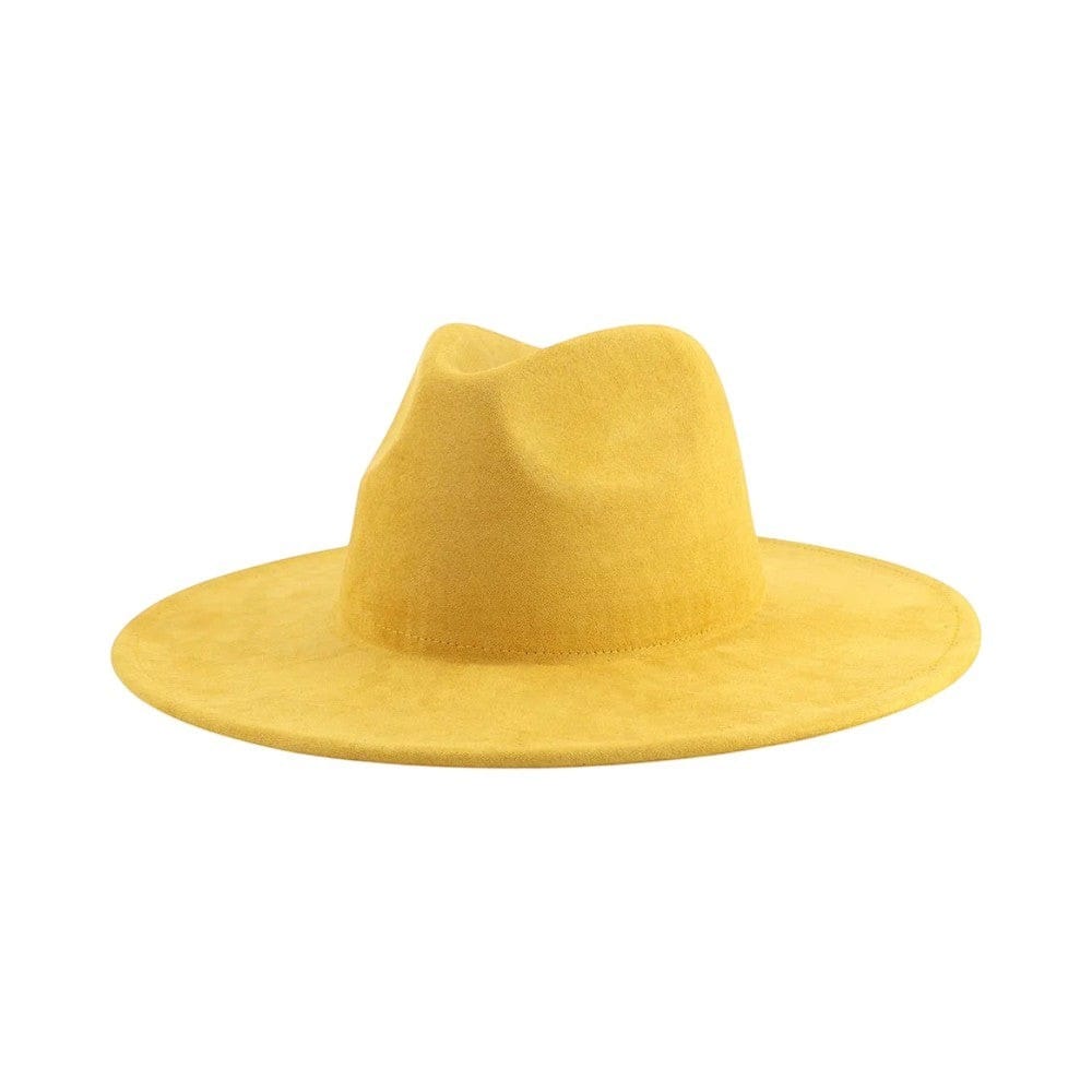 Le Comptoir du Chapeau Fedora Jazz Bord Large 9.5cm Suède Luxe