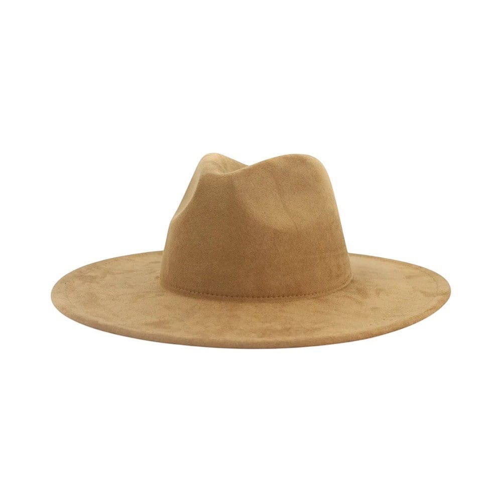 Le Comptoir du Chapeau Fedora Jazz Bord Large 9.5cm Suède Luxe