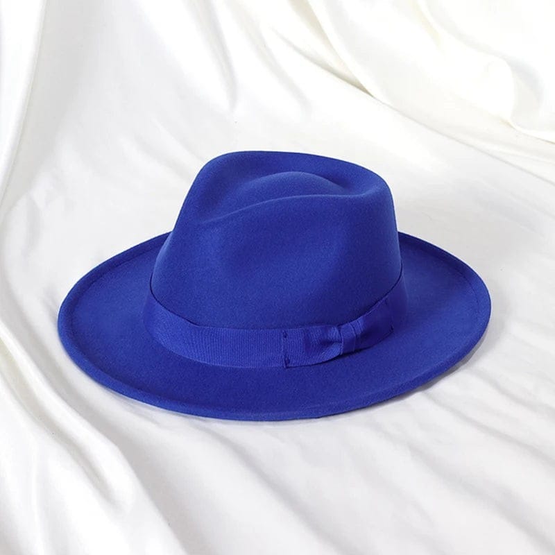 Le Comptoir du Chapeau Fedora Jazz Bowknot Laine Mixte