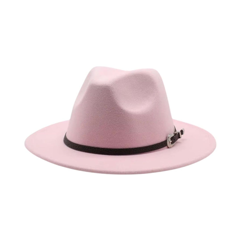 Le Comptoir du Chapeau Rose / M (56-58cm) Fedora Jazz Feutre Grande Taille Mixte