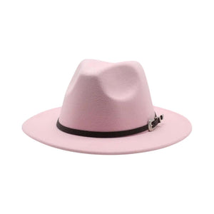 Le Comptoir du Chapeau Rose / M (56-58cm) Fedora Jazz Feutre Grande Taille Mixte