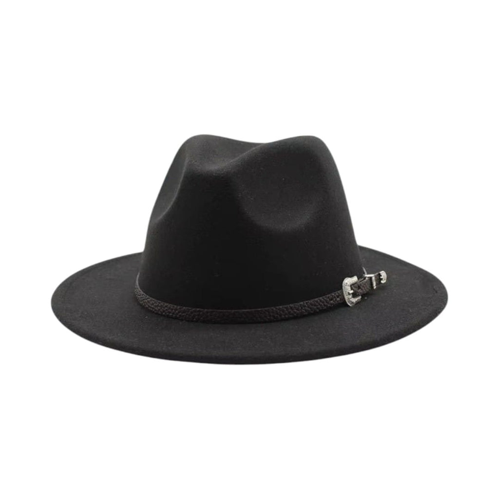 Le Comptoir du Chapeau Noir / M (56-58cm) Fedora Jazz Feutre Grande Taille Mixte