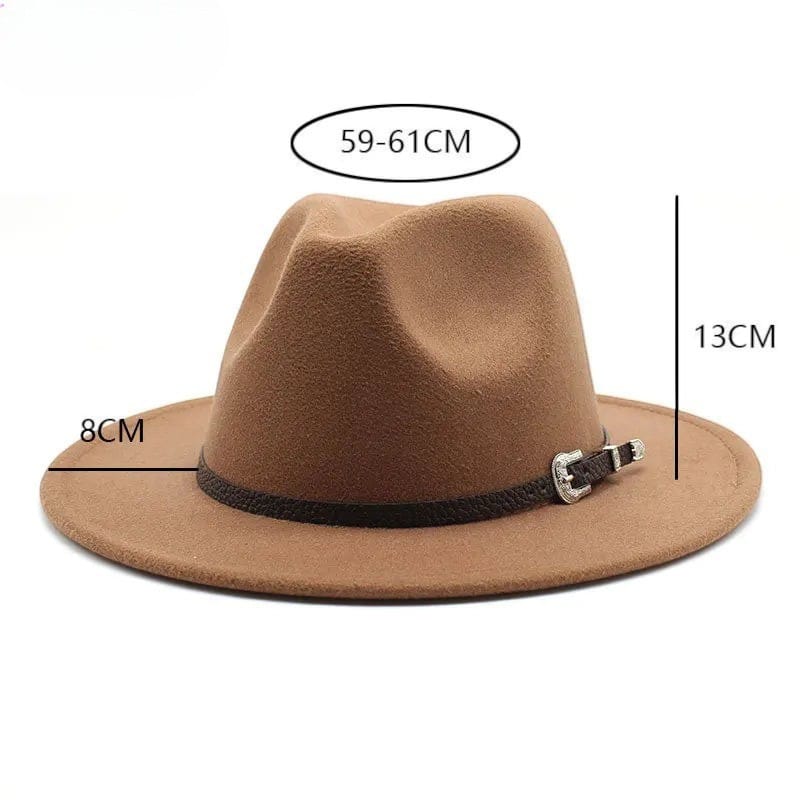 Le Comptoir du Chapeau Fedora Jazz Feutre Grande Taille Mixte
