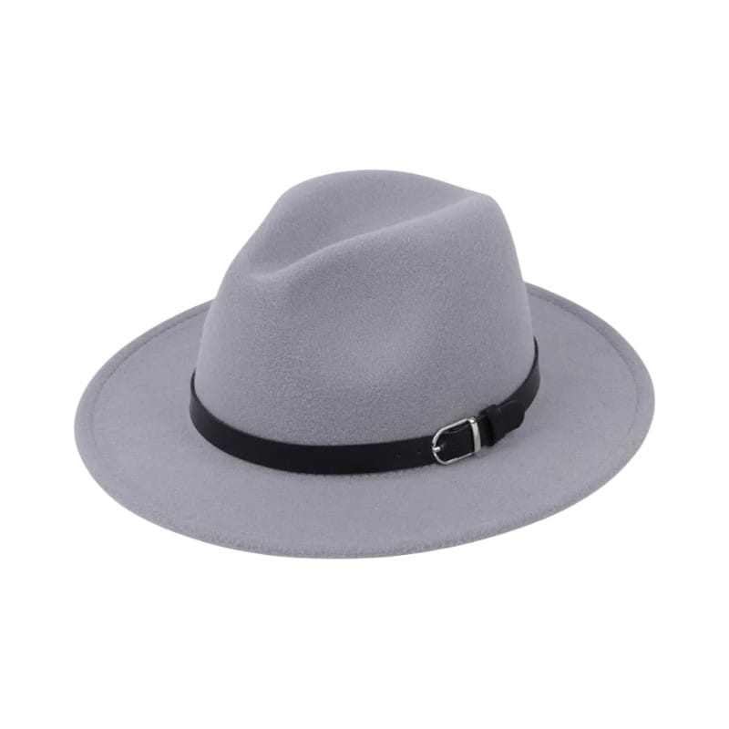 Le Comptoir du Chapeau Gris / 59-60 cm Fedora Jazz Laine Imitation Feutre