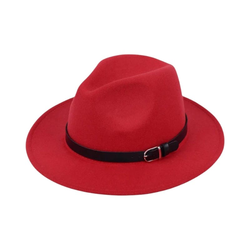 Le Comptoir du Chapeau Rouge / 59-60 cm Fedora Jazz Laine Imitation Feutre