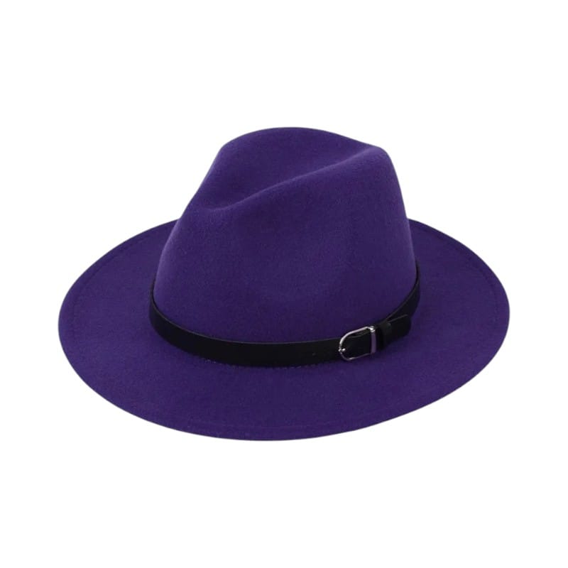 Le Comptoir du Chapeau Violet / 59-60 cm Fedora Jazz Laine Imitation Feutre