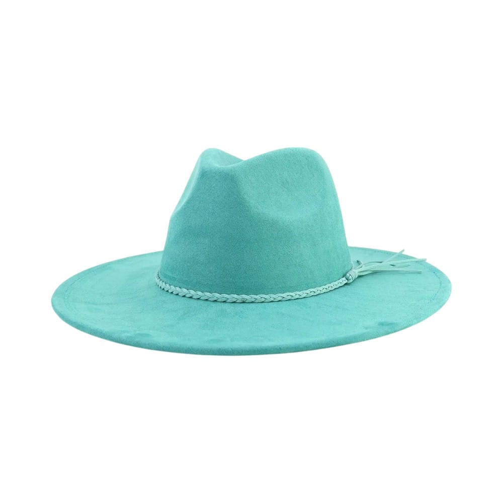 Le Comptoir du Chapeau Fedora Suede Large Bord 9.5cm