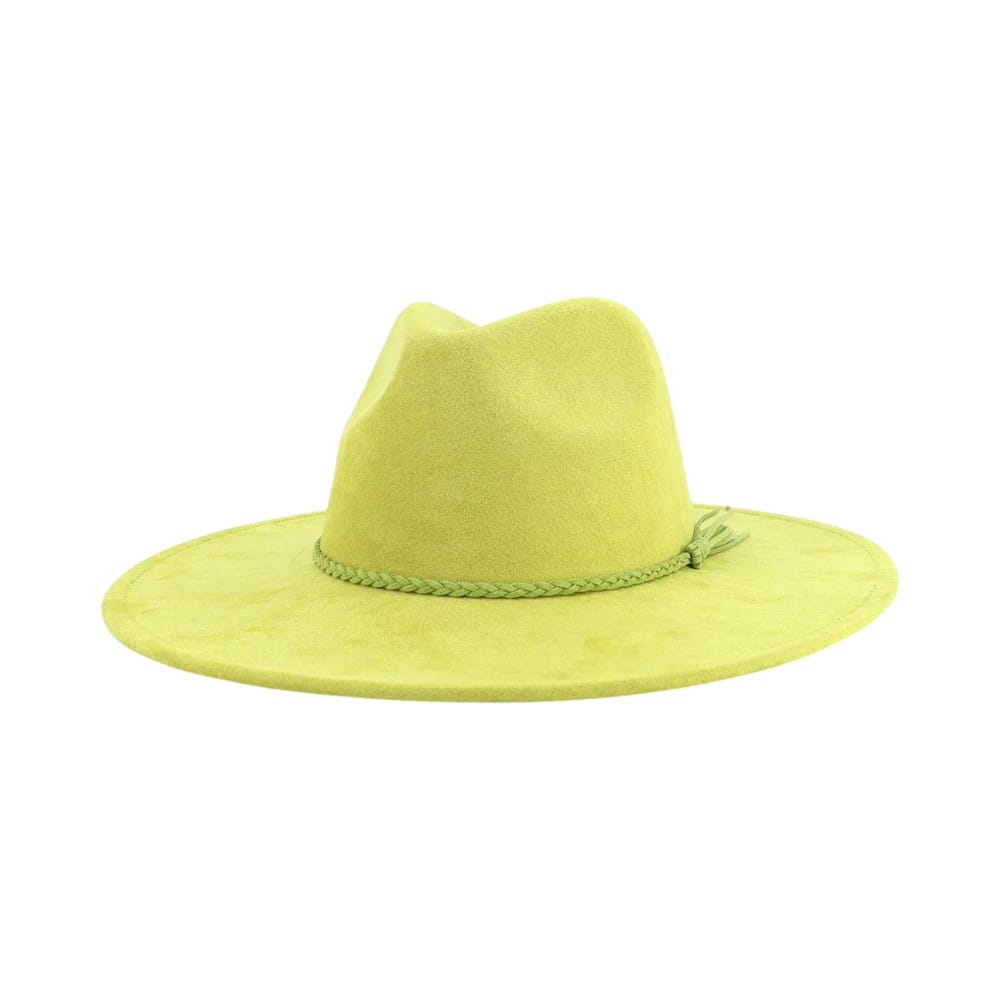 Le Comptoir du Chapeau Fedora Suede Large Bord 9.5cm
