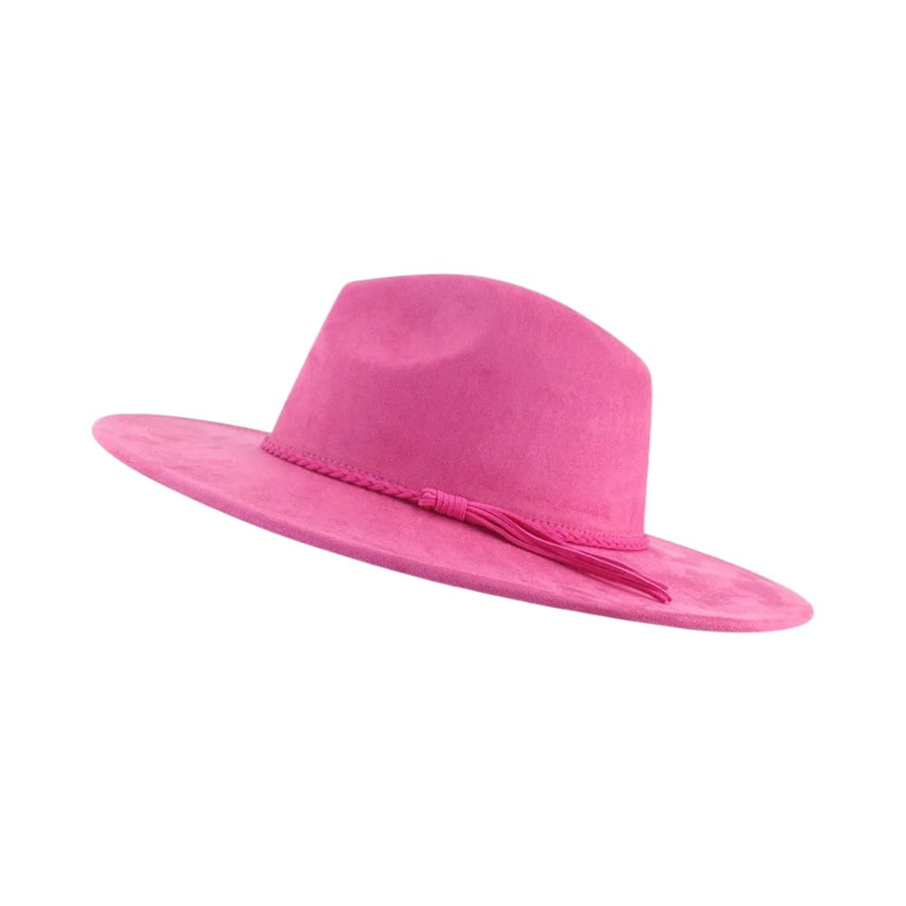 Le Comptoir du Chapeau Fedora Suede Large Bord 9.5cm