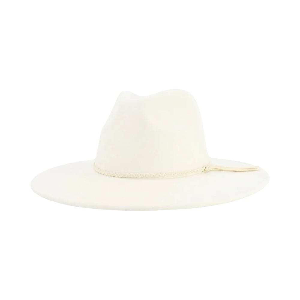 Le Comptoir du Chapeau Blanc / 56-58 cm Fedora Suede Large Bord 9.5cm