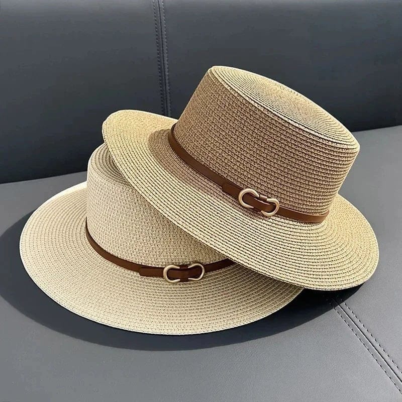 Le Comptoir du Chapeau Panama Paille Ruban Nœud Femme Plage