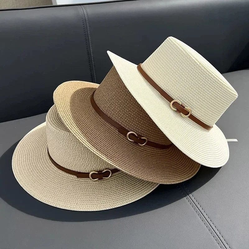 Le Comptoir du Chapeau Panama Paille Ruban Nœud Femme Plage