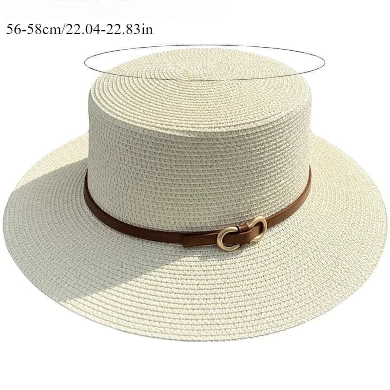 Le Comptoir du Chapeau Panama Paille Ruban Nœud Femme Plage