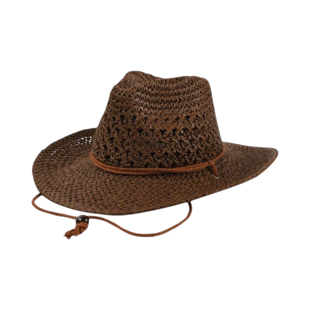 Le Comptoir du Chapeau Café / Taille unique Panama Paille Souple Large Bord Plage